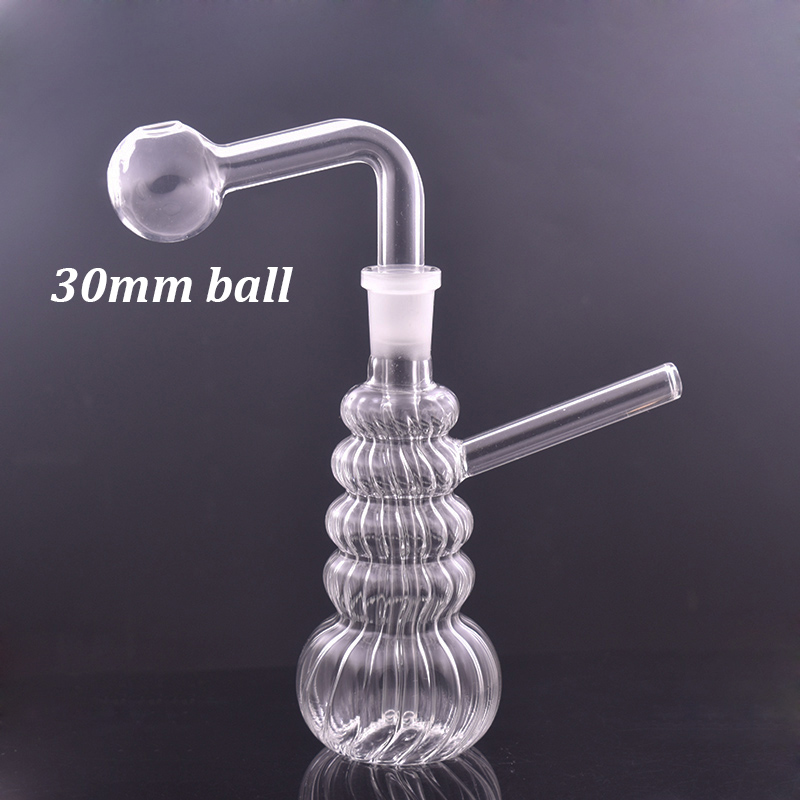 

hand Smoking Water Pipes 14mm Joint Glass Oil Burner Bong Small Mini Bubbler Dab Rig Hookah 6inch Heady Smoking Ash Catcher with Downstem Oil Bowl