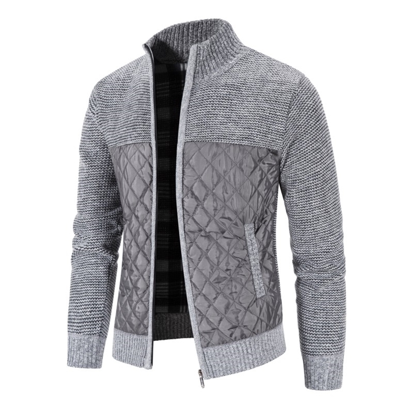 Mens Jackets Autumn Winter Warm Cashmere Casual Wool Zipper Slim Fit Fleece Coat Dress Knitwear Male 220902