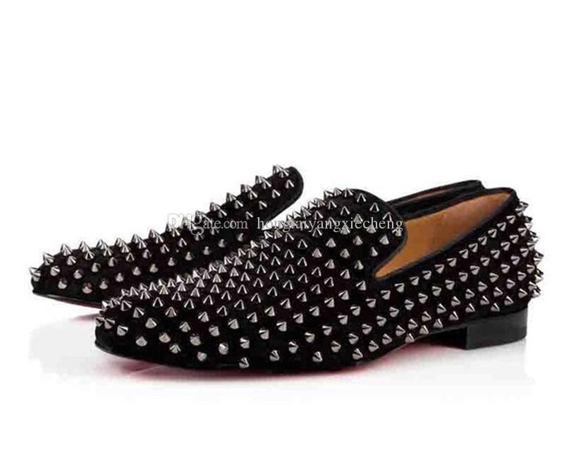 

Shoes Bottoms Christians New Elegant Gentleman Business Party Dress Alpha Male Flat Pony Maxi Leopard Red Loafers Shoes Slip On Moccasi Duw, Colour1