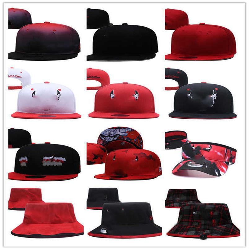 

Men Black red CHICAGO''BULLS''hat Snapbacks Basketball204l, Colour