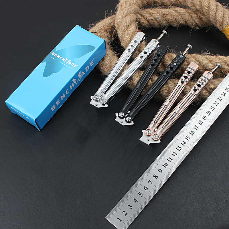 

BM42 Butterfly BENCHMADE knife Classic SWING CNC fitting 7Cr13Mov blade Reflector style BM43 BM49 BM46 Fitting edc tool