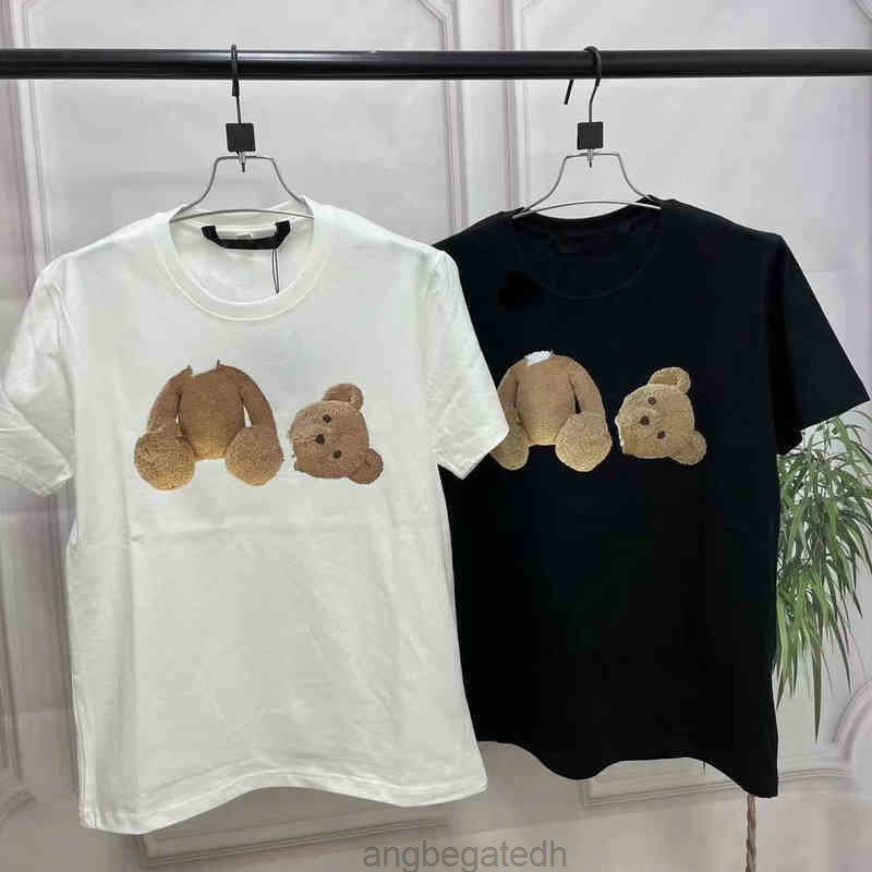 

Men' T shirts 23s Designers Bear Men Women t Shirt Palms Angel Clothes Mens Womens T-shirt Short Sleeve Clothing Angels Shirts Bears T shirts Couples, Beige