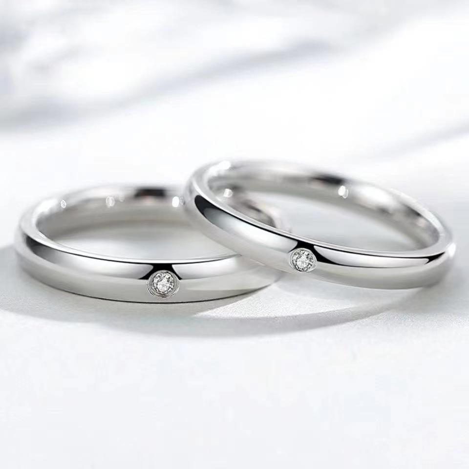 

Designers Diamond rings popular Sterling Silver Ring of women man shape fashion jewelry Versatile jewelrys Wedding gift Lovers Anniversary