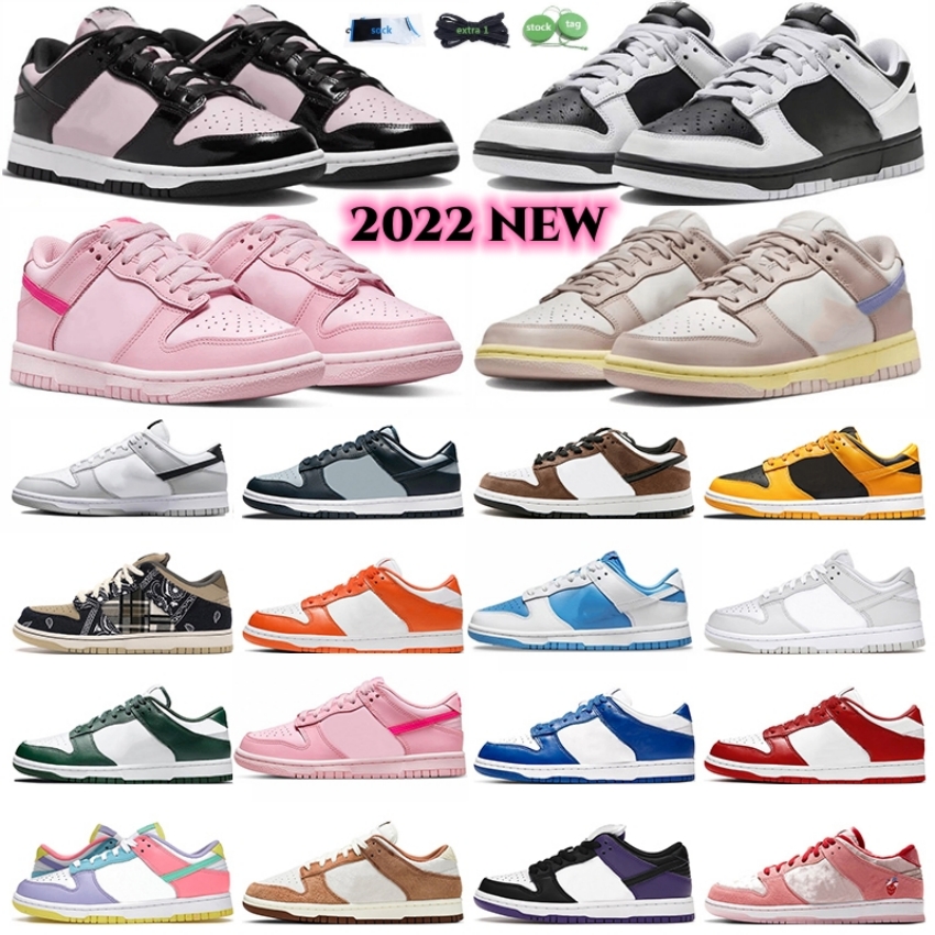 

2022 NEW Dunks sb men women shoes Triple Pink Black Reverse panda UNC Coast Green Glow Syracuse Purple Pulse Chunky sb low Laser Orange mens designer casual sneakers, #6 syracuse36-47
