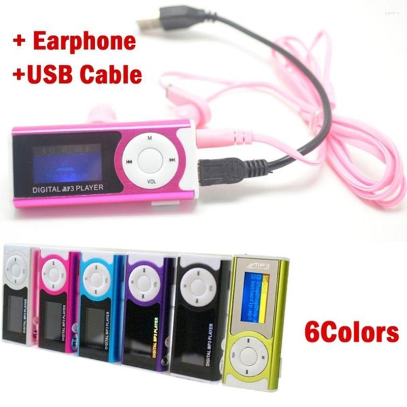 

Digital Music MP3 Player Mini USB OLED Screen Support 16/32GB Micro SD TF Card Light Clip Design For Sport Home