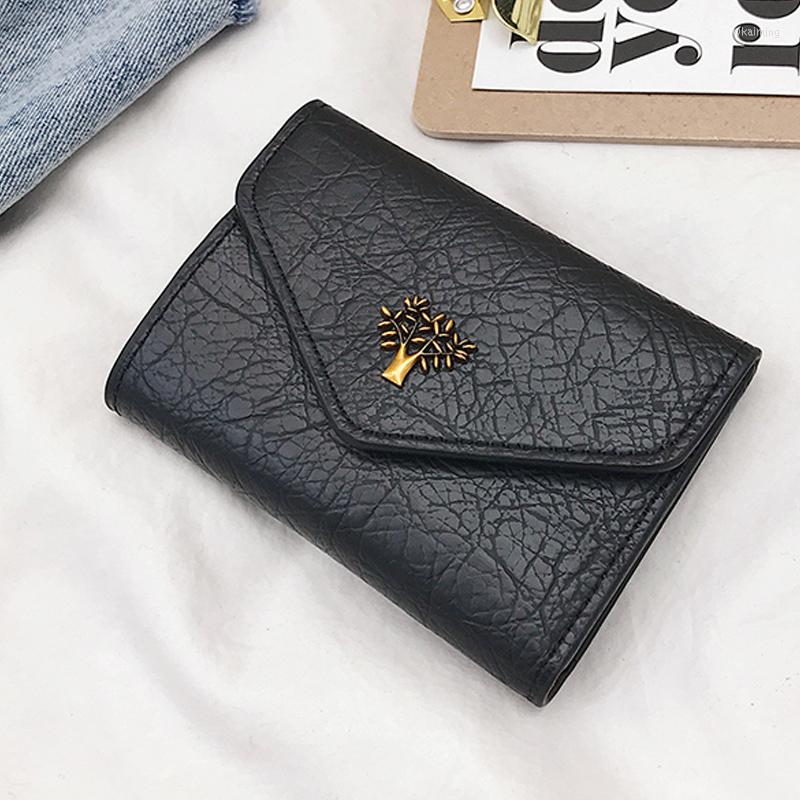 

Wallets Arrival Fashion Cute PU Leather Mini Wallet Women's Small Clutch Female Purse Ladies Coin Card Holder Bag, Black