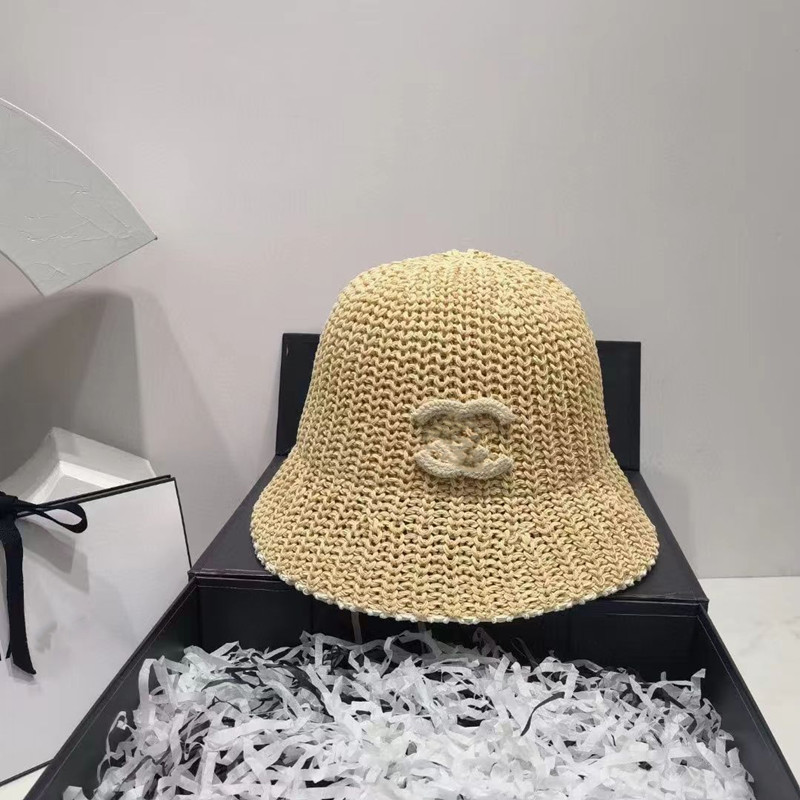 

Designer Brand Fashion Bucket Hat Ladies Autumn Winter Letter Casual Sunscreen Knitted Hat