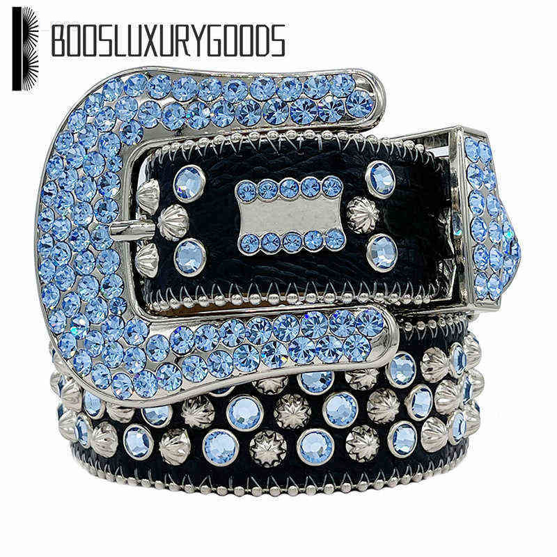 

2022 Designer Bb Belt Simon Belts for Men Women Shiny diamond belt Black on Black Blue white multicolour 2251 ruirong, Yellow