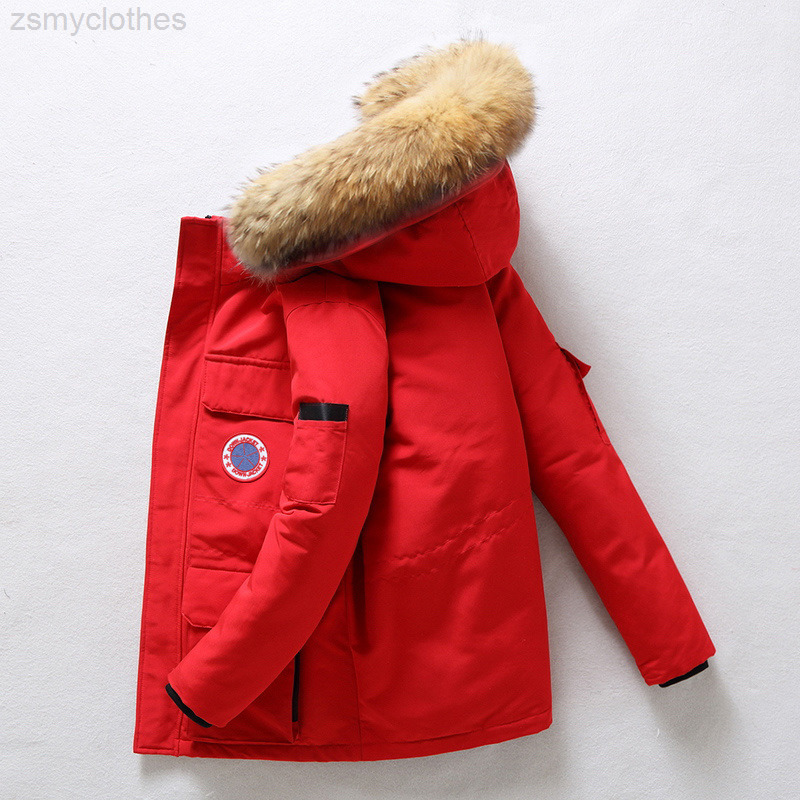 90% Down Jacket men Winter Jacket Men Fashion Thick Warm Parkas Fur White Duck Down Coats Casual Man Down Jackets