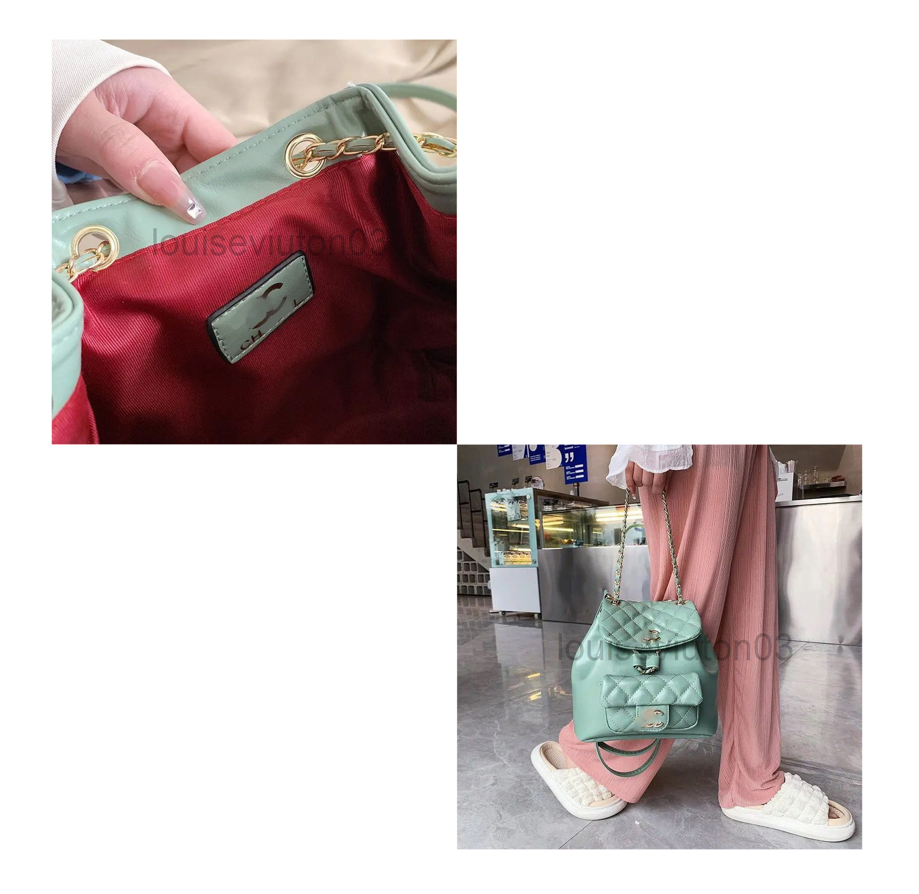 Designer Channel Bag Tote Shoulder Handbag Luxurious Messenger Mens Womens Lovers New Luxe Fashion Premium Leather Travel Backpack-image-799403315