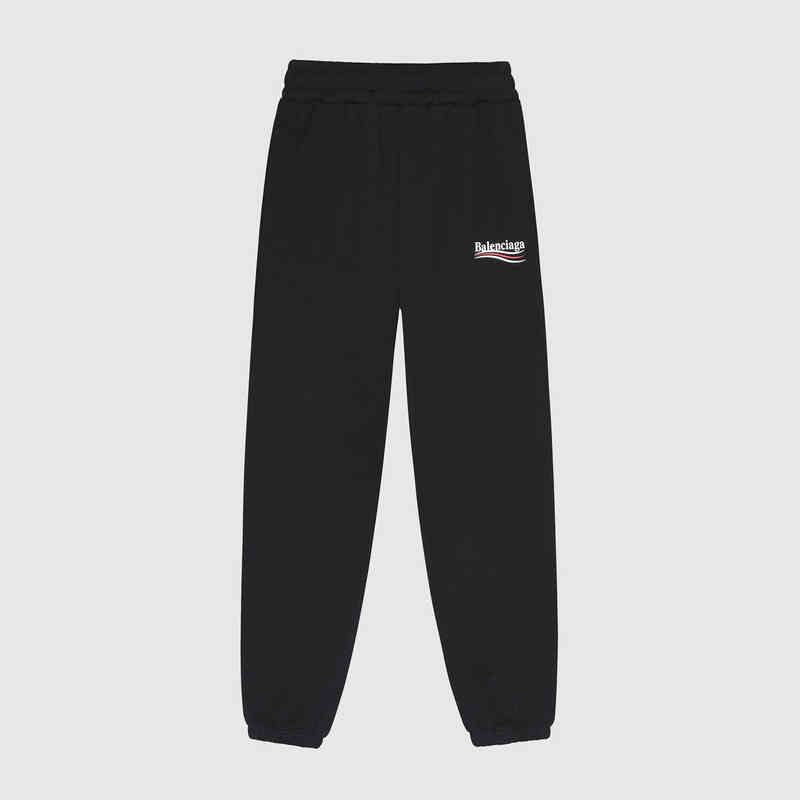 

Designer pants Baleciga Mens Sports Pant New Classic Cola Leggings Men and Women loose casual fashion brand clothes unisex high quality, Black
