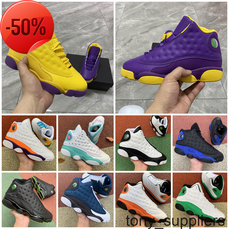 

Boots New Jumpman 13 13s Flint Basketball Shoes 11 11s Mens Womens Lucky Green Soar Playground Lakers Sports Sneakers Trainers Size 36-47, As photo 4