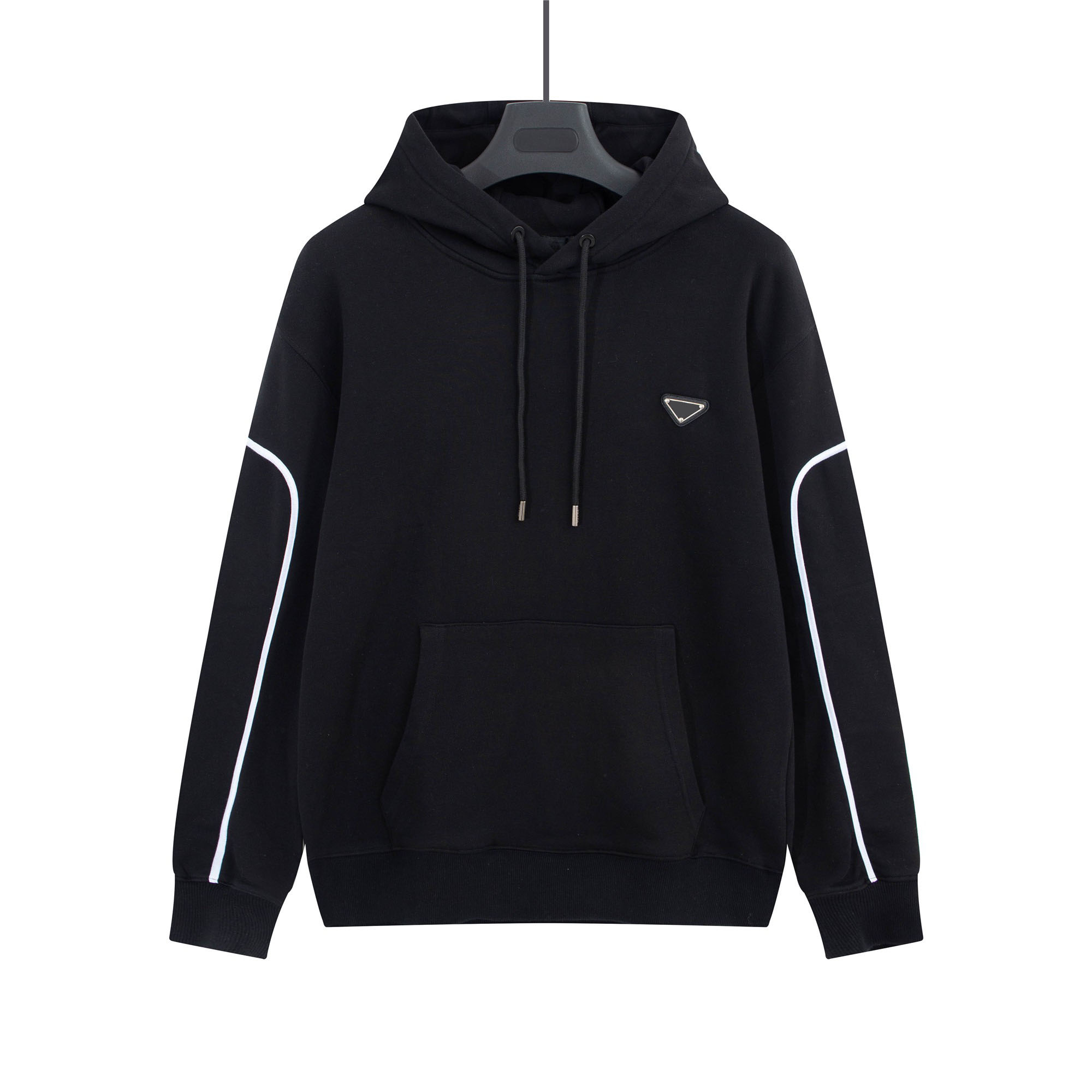 

Men's plus size Outerwear & Coats Sizehoodies hoodies suit hooded casual fashion color stripe printing Asian size high quality wild breathable long sleeve sqd, White