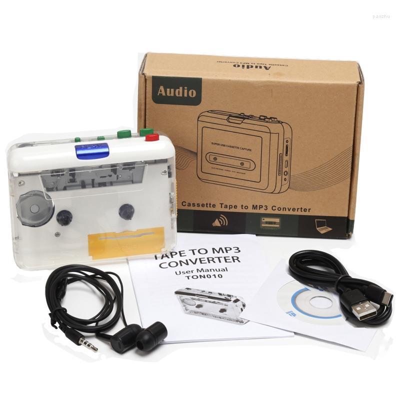 

Portable Cassette Player To MP3 Converter Battery Or USB-Powered