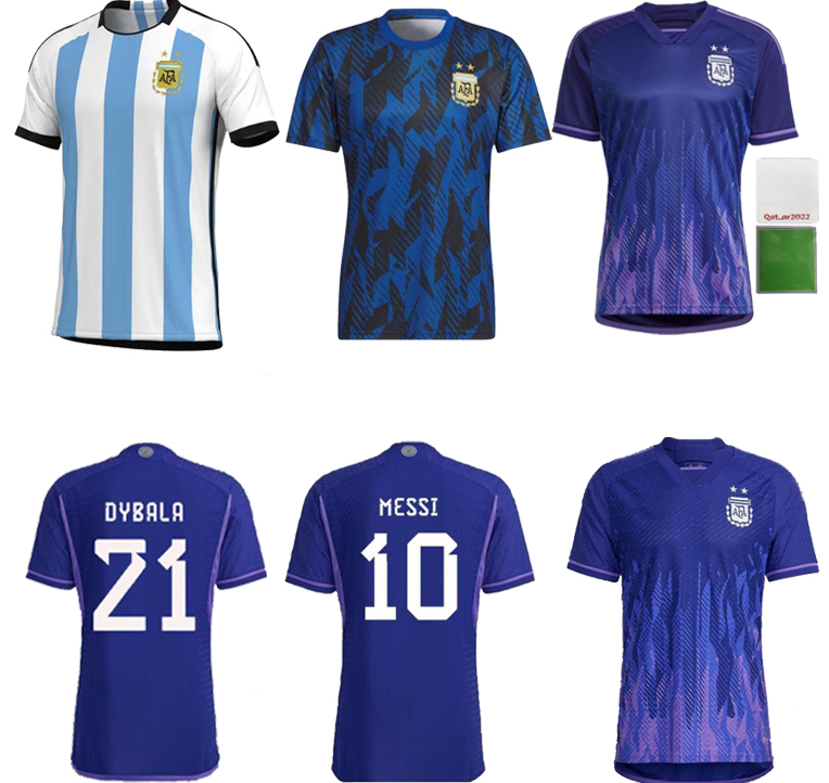

4XL 22 23 Argentina Soccer Jerseys DYBALA 2022 2023 LAUTARO MARTINEZ DI MARIA Football Shirt KUN AGUERO 1986 retro MARADONA Mens Jersey MEN Kit, Green