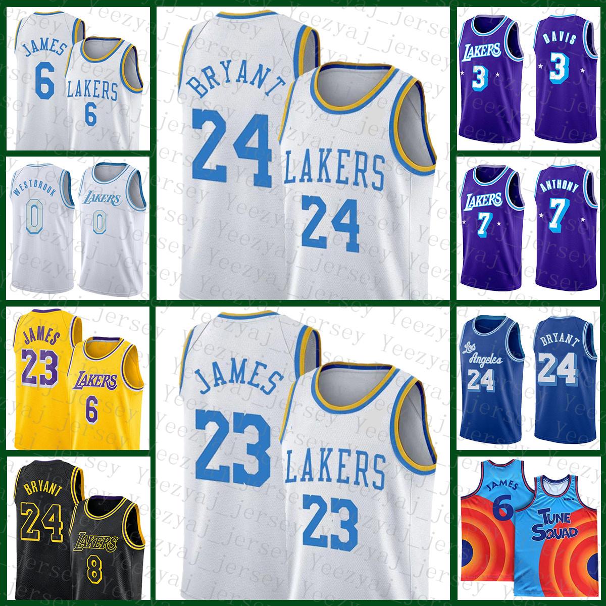 

Basketball Jersey 23 6 3 0 7 Los White Angeles Black Lakeres Basketball Jersey LeBron James Anthony Russell Westbrook Davis Carmelo Anthony Ivory, Youth jersey