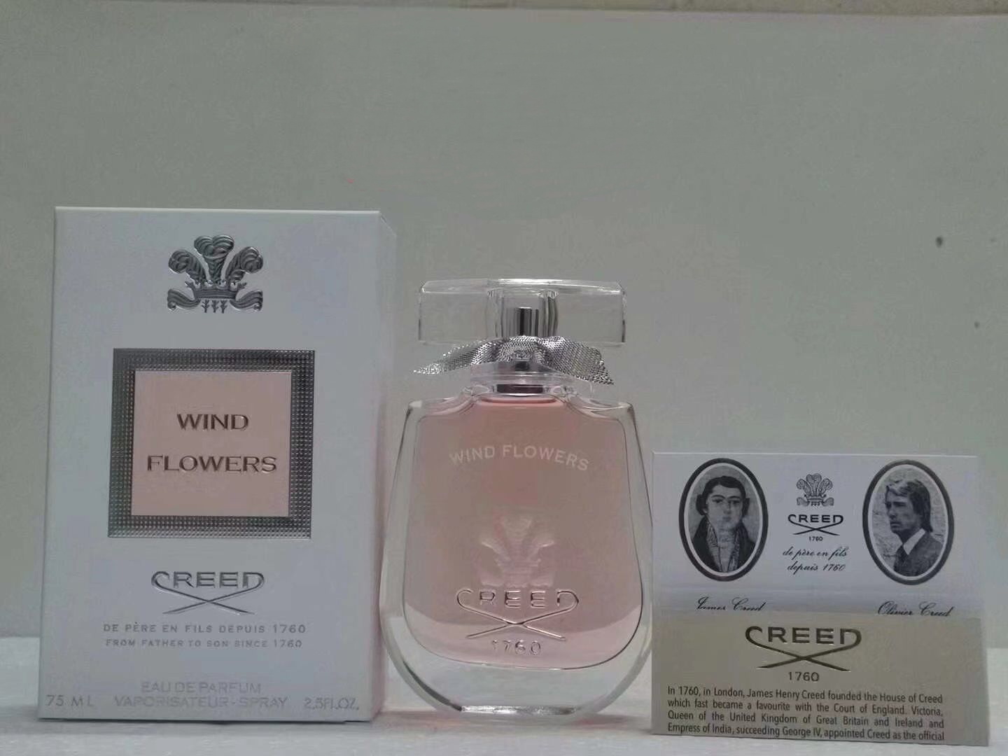 

Creed 75ml Wind Flowers Perfume Eau De Parfum Paris Fragrance 2.5fl.oz Long Lasting Smell EDP Woman Cologne Spray High Quality