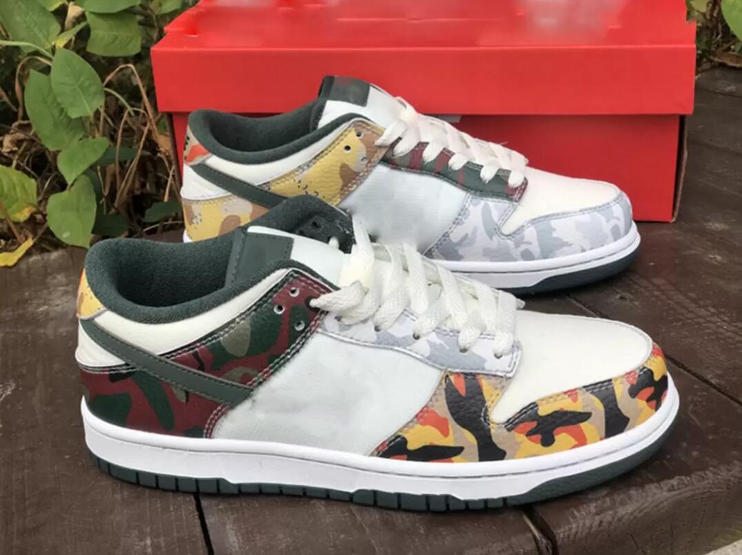 

Dunks Low Multi Camo Skates Shoes for Men Skate Shoe Mens Skateboard Chaussures Womens Sneakers Women Sports Sneaker DH0957-100, Customize