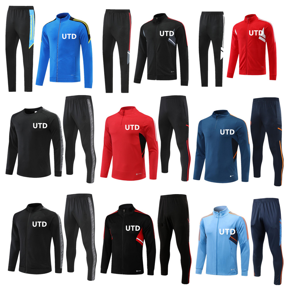 

Men 2022 2023 GREENWOOD UNITED SANCHO RASHFORD soccer tarcksuit football jacket 22/23 Camiseta de futbol Man soccer training suit