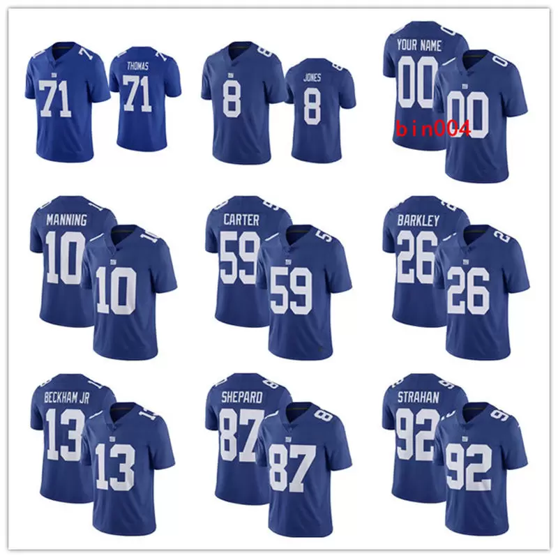 

Jersey New York''Giants''MEN Women Youth Barkley Football Royal Blue''nfl, 17