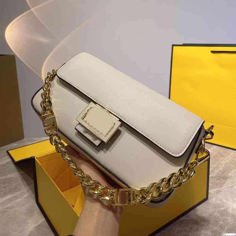 

Shoulder Bags Joint Design Style Crossbody Fashion Totes Women Designer Handbags Flap Bag Bags Leather Handbag Baguette Bag Purses 220613, Black