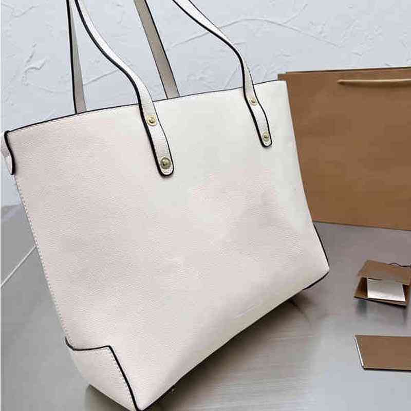 Totes Sacs à provisions Dames Sacs à main de grande capacité Top Qualité en cuir véritable Mode Classique Rétro Fourre-tout Bandoulière Femme Bou