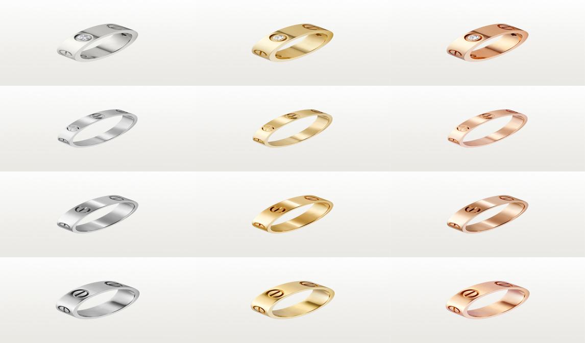 

Love Screw Ring Classic Luxury Designer Jewelry 2022 Women Band Rings Titan