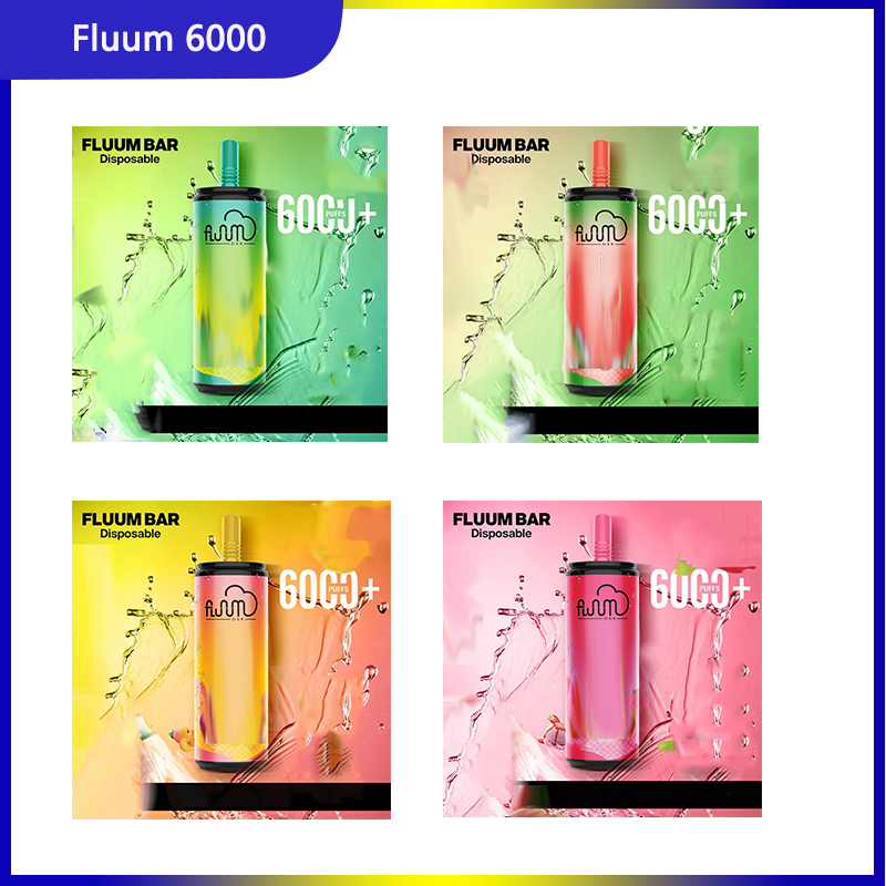 

Fluum 6000 Disposable Electronic Cigarette Starter Kit Strength 5% 15.0 Ml Battery 600mAh Disposalbe Mesh Coil