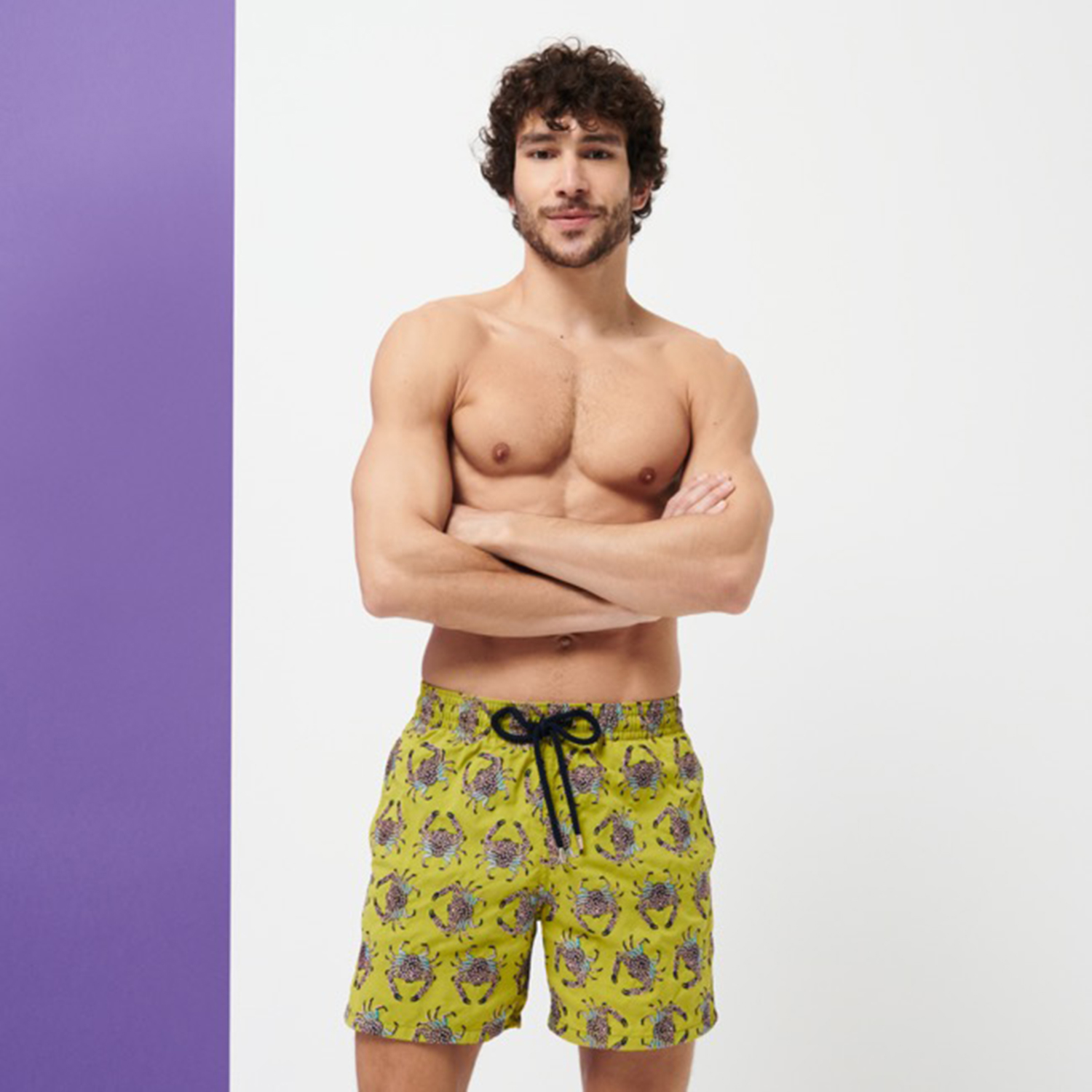 Vilebre Men's Shorts Men de maillot de bain Herringbones Turtles Summer Pantal