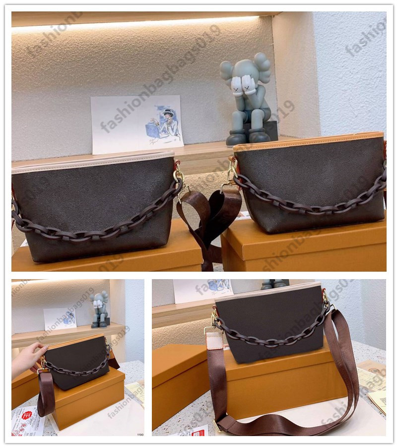 

Luxury Vintage Mommy bags PM MM Chocolate Chain Women Shoulder handbag cross body purse larger capacity Shopping pocket designers mongograms Underarm Casual Totes