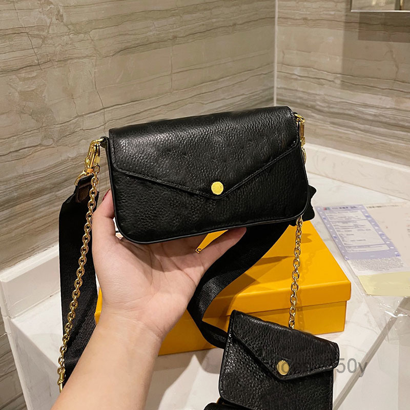 

Evening Bags Women Flap Chain Bag Quality Letter Prints Crossbody Handbag Flip Square Coin Wallet With Long Shoulder StrapMulti Pochette