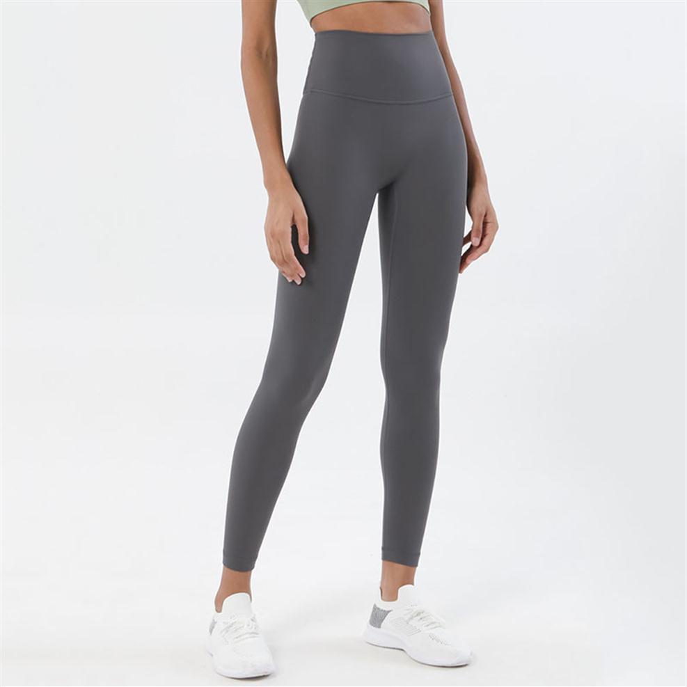 

Alo Yoga Buttery Soft Bare Workout Gym Pants Women Squat Proof High Waist Fitness Tights Sport Leggings Female Legging 2205172874, Bean paste pink