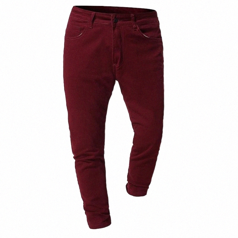 Men's Pants pants Men Spring And Autumn High Quality Eurocode Men's Pure Color Business Casual Slim F4Qf#-image-799547386