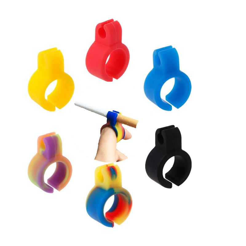 

Smoking Accessories Silicone Cigarette Holder Finger Joint Holder Ring For Women Men