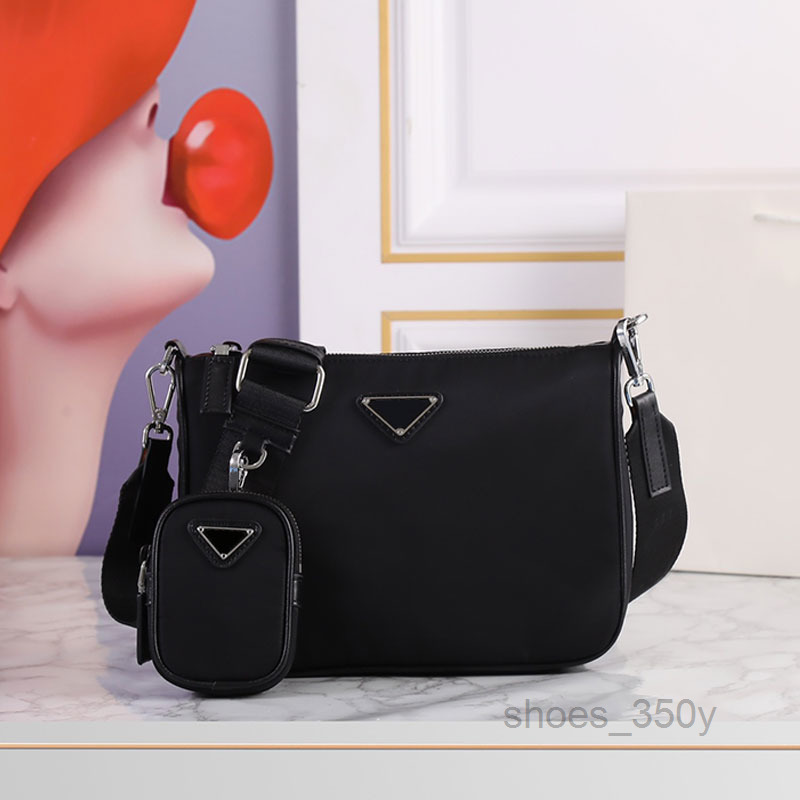 

Evening Bags Men 3pcs Crossbody Hobo Bag Women Nylon Shoulder Bag Handbags Purse Fashion Mini Coin Wallets Parachute High Quality Unisex Po