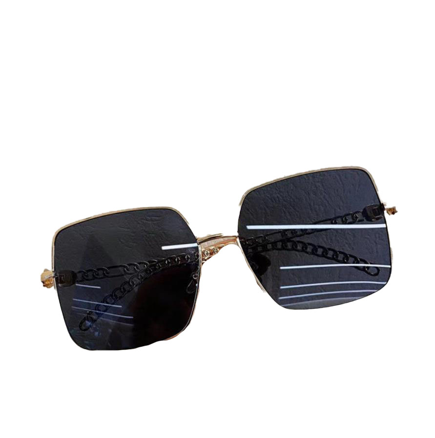 

New versatile sunglasses square face slimming ladies fashion fringe earrings designer fashion sunglasses off network ins net red same for mens womens luxury gafas d
