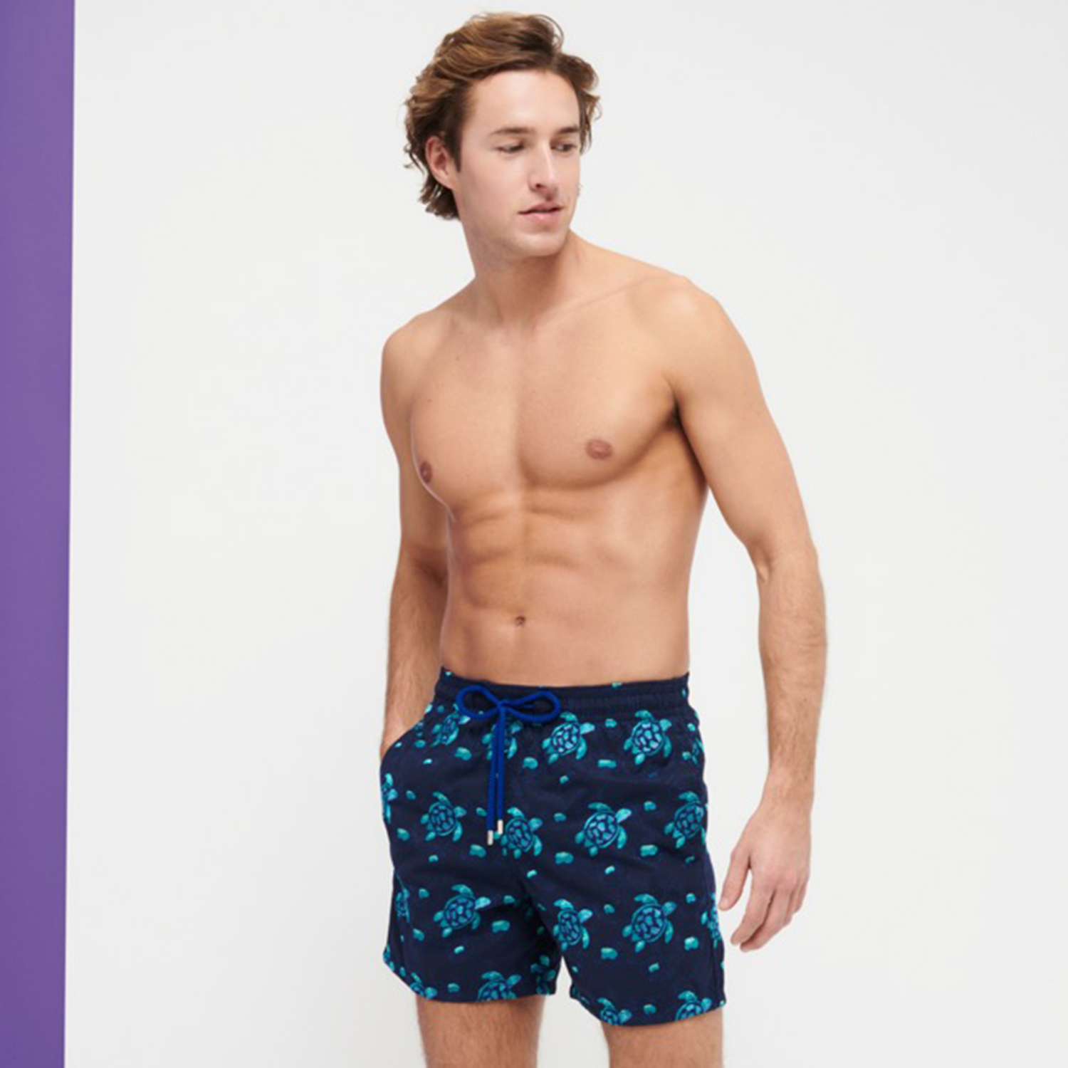 Vilebre Men's Shorts Men de maillot de bain Herringbones Turtles Summer Pants d￩contract￩s Man Shorts pour hommes de la mode Bermuda Shorts 10828