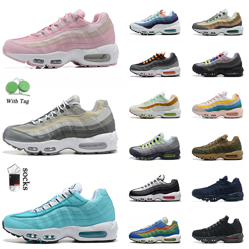 

Running Shoes Women Sneakers Jogging Trainers Designer Cushion Cork Dark Army Era Safari Neon Greedy Laser Fuchsia Walking Runner Og 95 95S, C6 40-46