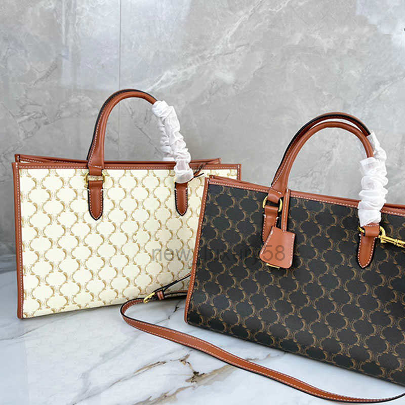 

Old Flower Tote Bag Large Handbag Canvas Totes Women Crossbody Shop Bag Purse Open Leather Shoulder Bags Gold Hardware Removable Mul