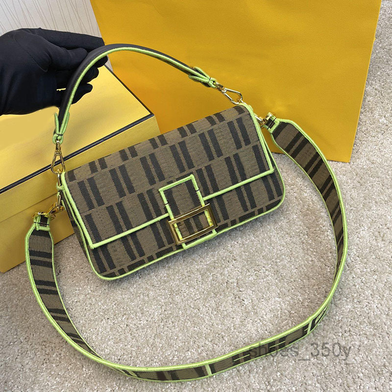 

Evening Bags Crossbody Bag Baguette Medium Handbag Women Messenger Bags flap shoulder Handbags Magnetic Buckle Pattern Embroidered edges Pac