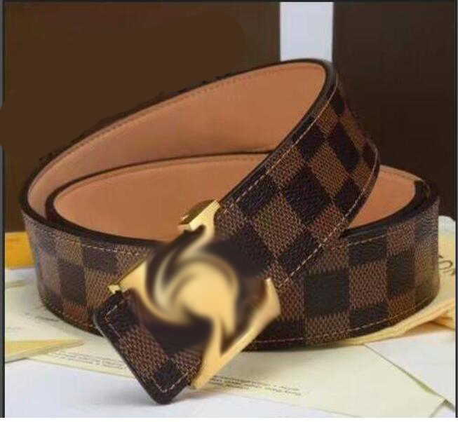 

Men Designers Belts Women Waistband Ceinture Brass Buckle Genuine Leather Classical Designer Belt Highly Quality Cowhide Width 2.0cm3.0cm 3.4cm3.8cm With Gift Box, Belts+box