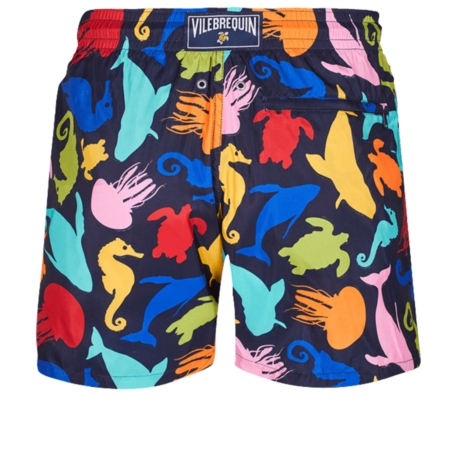 Vilebre Men's Shorts Men de maillots de bain hommes Turtles Stretch Turtles Fleurs Nouveau Pantalon d←contract← de la mode Mentide Bermuda Shorts