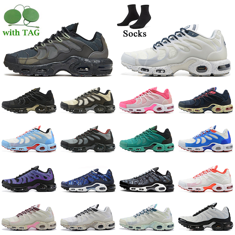 

Black Barely Volt TN Plus Terrascape Running Shoes 2022 Fashion Women Mens Tuned Tns Tan Burgundy White Blue Deep Grey Orange Purple Pink Dark Green Trainers Sneakers, 36-40 pink
