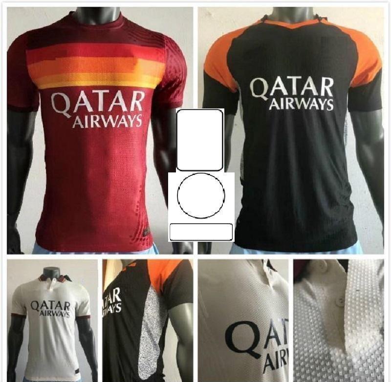 

Player Version Rome 2020 2021 home away 3rd Soccer Jerseys NAINGGOLAN TOTTI DZEKO PEROTTI DE ROSSI PASTORE ROMA Football Shirts