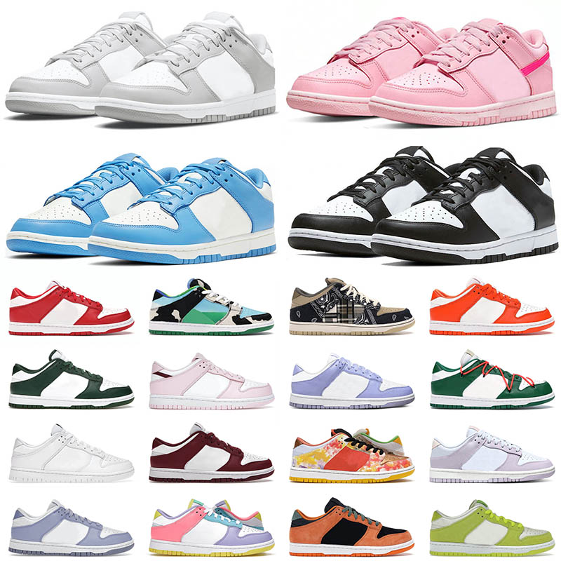 

mens women panda pink dunks low shoes designer sneakers skate Black White Unc Photon Dust Reverse Pandas Syracuse Cherry Dunkes Lows trainers sports, A51 36-45 triple white