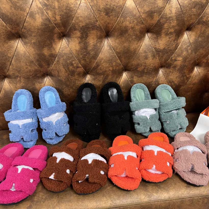 

Woman Sandals High Quality Stylish luxury brand Slipper house Fashion Classics Dearfoam Sandal Slippers Flat shoes fuzzy Slide damen Winter, #0