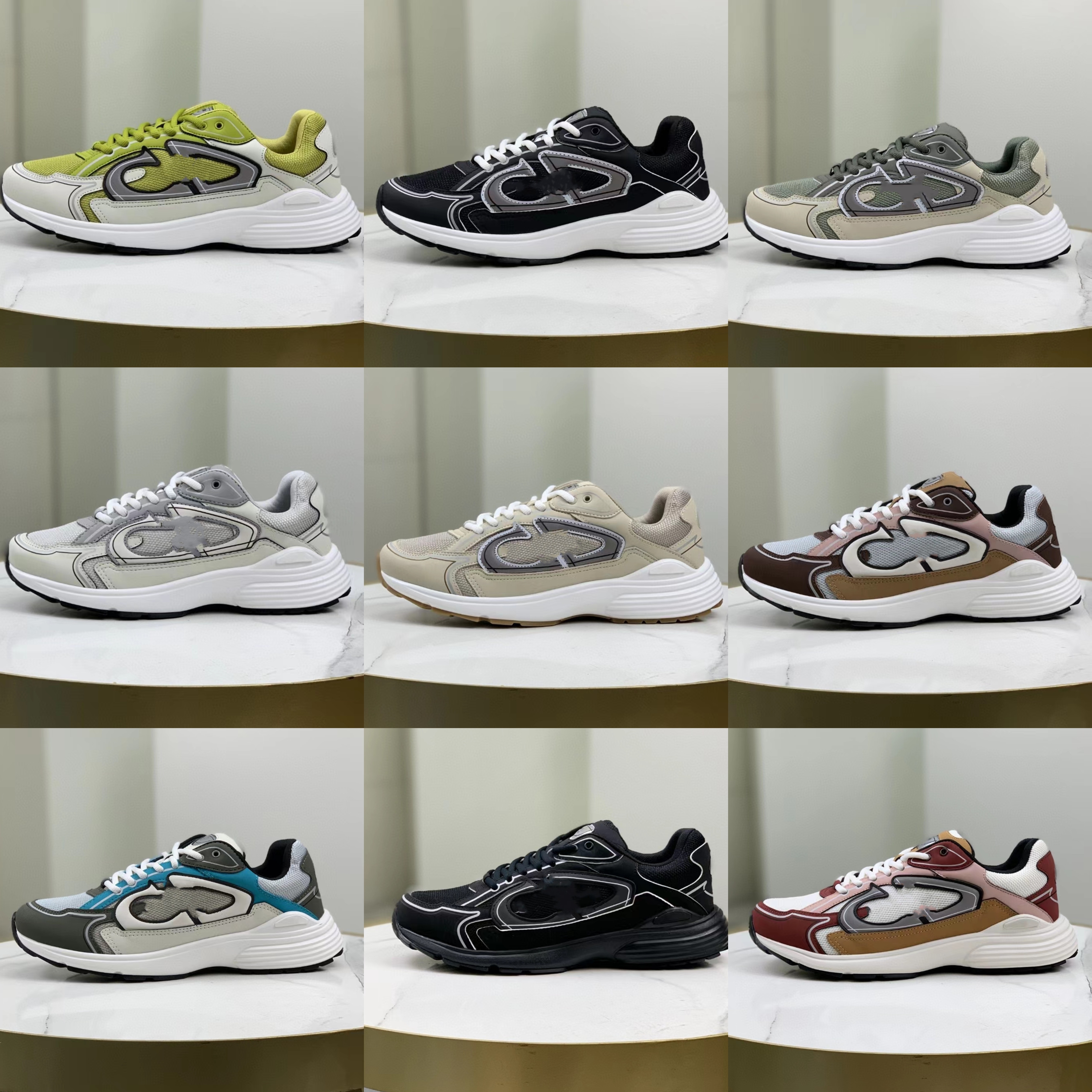 

2022 Authentic B30 Designers Outdoor Shoes Black Grey Yellow White Brown Beige Cream Olive Gray Men Women Sports Sneakers Trainers With Original box Size 36-47, No shoes