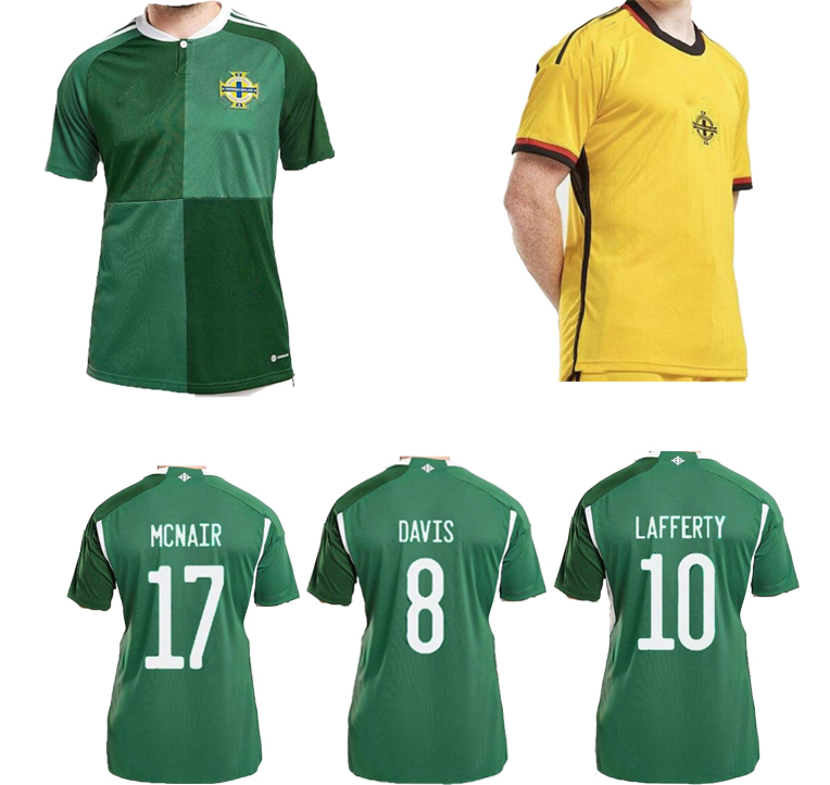 

2022 northern Ireland soccer jerseys men kit women uniform 2023 MAGENNIS LAFFERTY 22 23 football shirt home away MCNAIR JONES EVANS maillot national, Red
