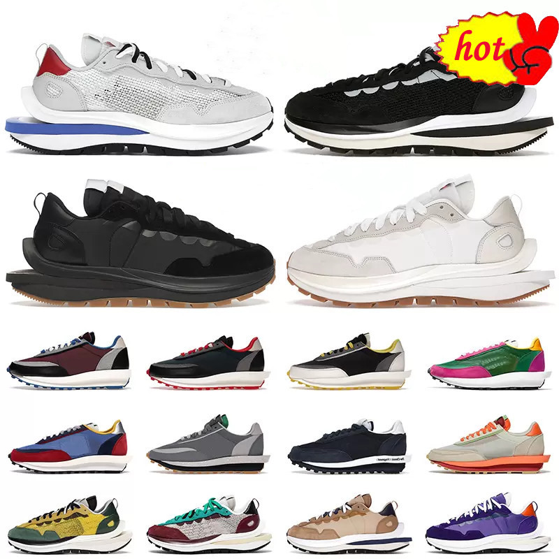 

Sandals TOP Running Shoes Waffle VaporWaffle LDWaffle Running Shoes Women Mens Clot Fragment Undercover LDV Sports Sneakers Pegasus Black White Gum, Grey