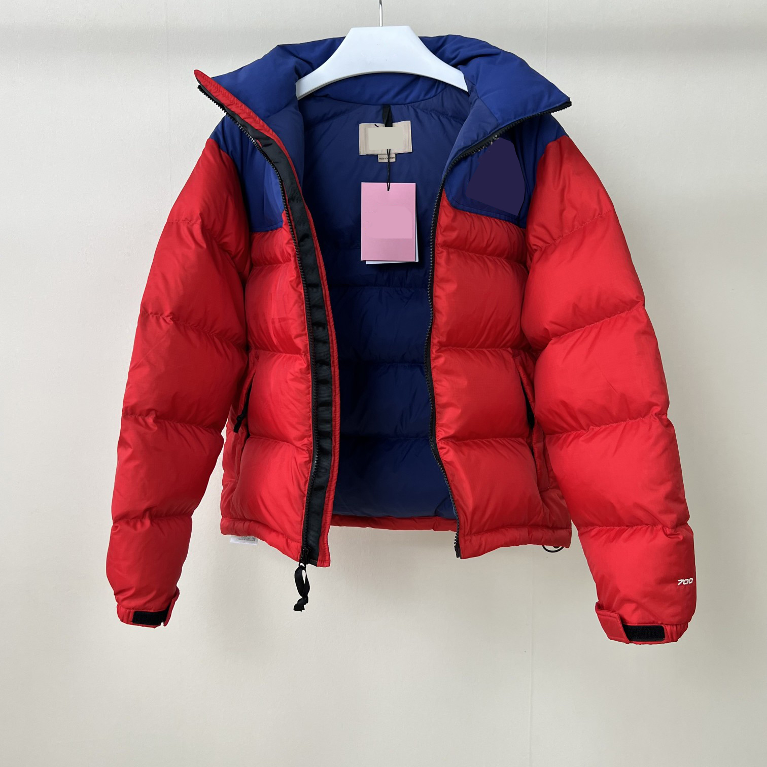 

Women Classic Outdoor Down jackets Winter Coat Thicken Designer luxury Woman Clothing Keep Warm Windproof Contrast color stitching Jacket XXS-L, Black